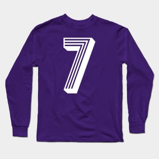 Mexican Team Sports # 7 - White Long Sleeve T-Shirt